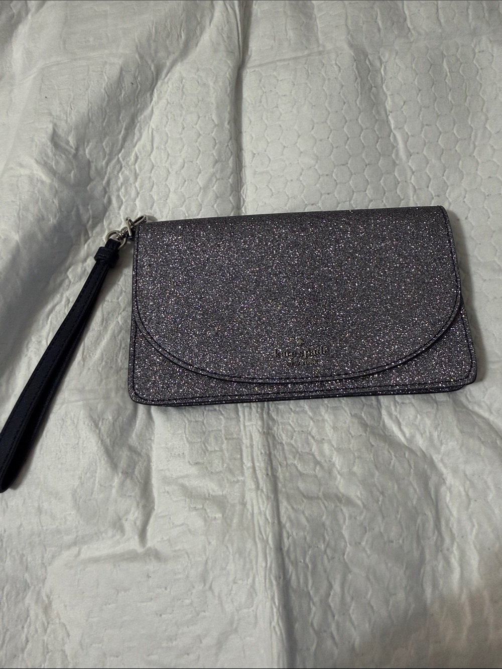 kate spade Glitter Wristlet in Sparkling
